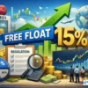 free float 15 persen