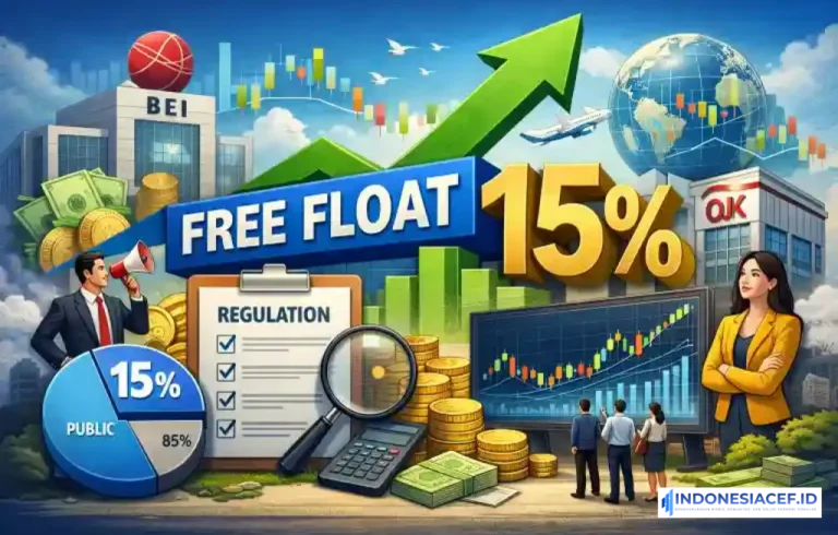 free float 15 persen