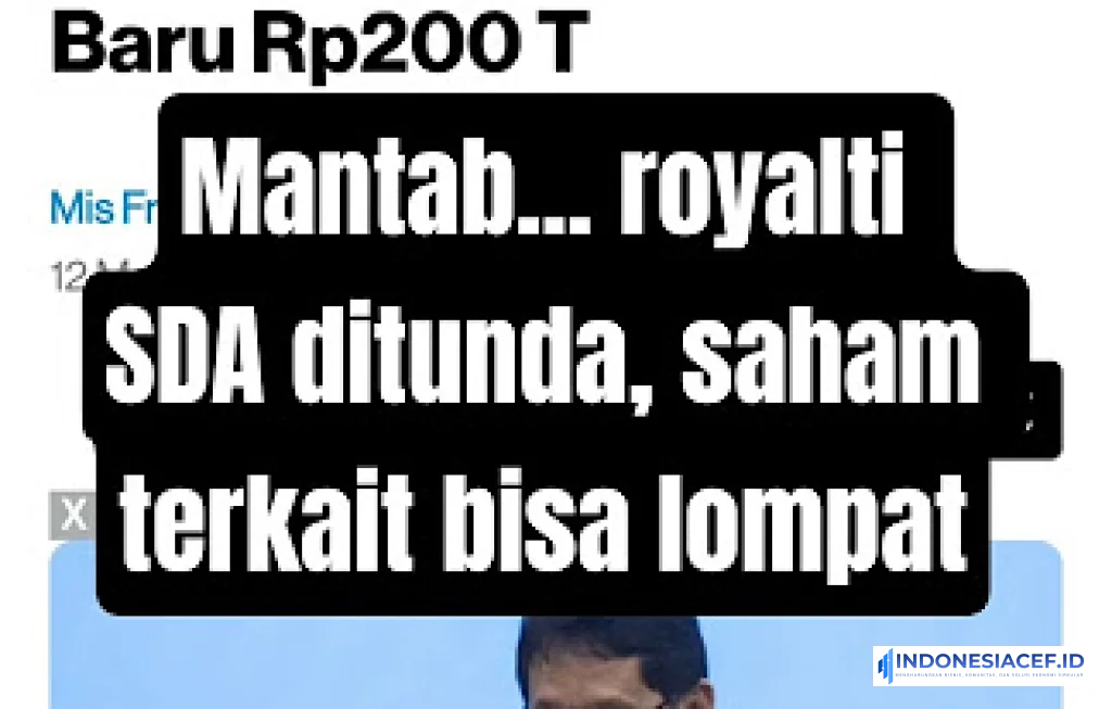 royalti SDA ditunda