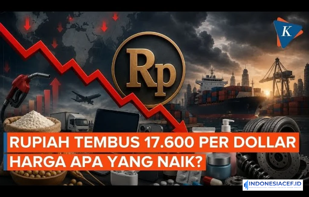 Rupiah tembus Rp 17.600